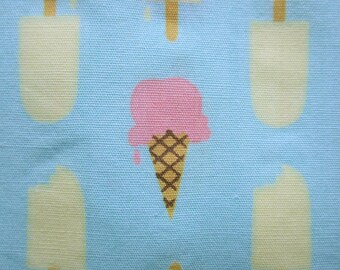 Tela de algodón para costura y acolchado con diseño de helados y paletas, 44" x 36"