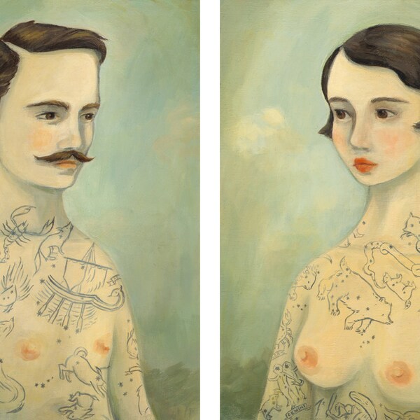 Stars of the Northern and Southern Sky Print Set by Emily Winfield Martin