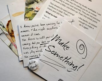 Kit per diario artistico – Carte effimere per tecniche miste, spunti creativi, materiali da studio