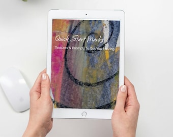 Segnalibri, texture e suggerimenti per un avvio rapido – Kit di arte digitale (download in PDF)