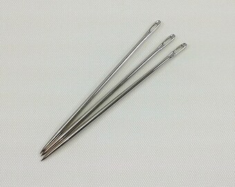 John James Bookbinders Needles, Size 15, Large, John James Binding Needles, Pack of 3, Imported
