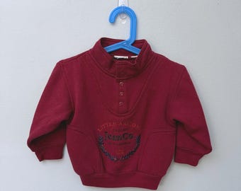 Vintage 90s Little Arizona Jeans Co. Collared Sweatshirt 18 month Toddler