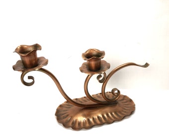 Vintage Gregorian Copper Candleholder