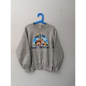 Vintage Disney World Kids Crewneck Sweatshirt Youth M 6 Magic Kingdom Mickey image 1