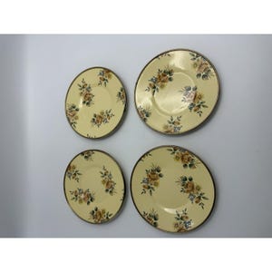 Vintage Victoria and Richard MacKenzie Childs Floral Enamelware Tea Set 12 Piece image 18