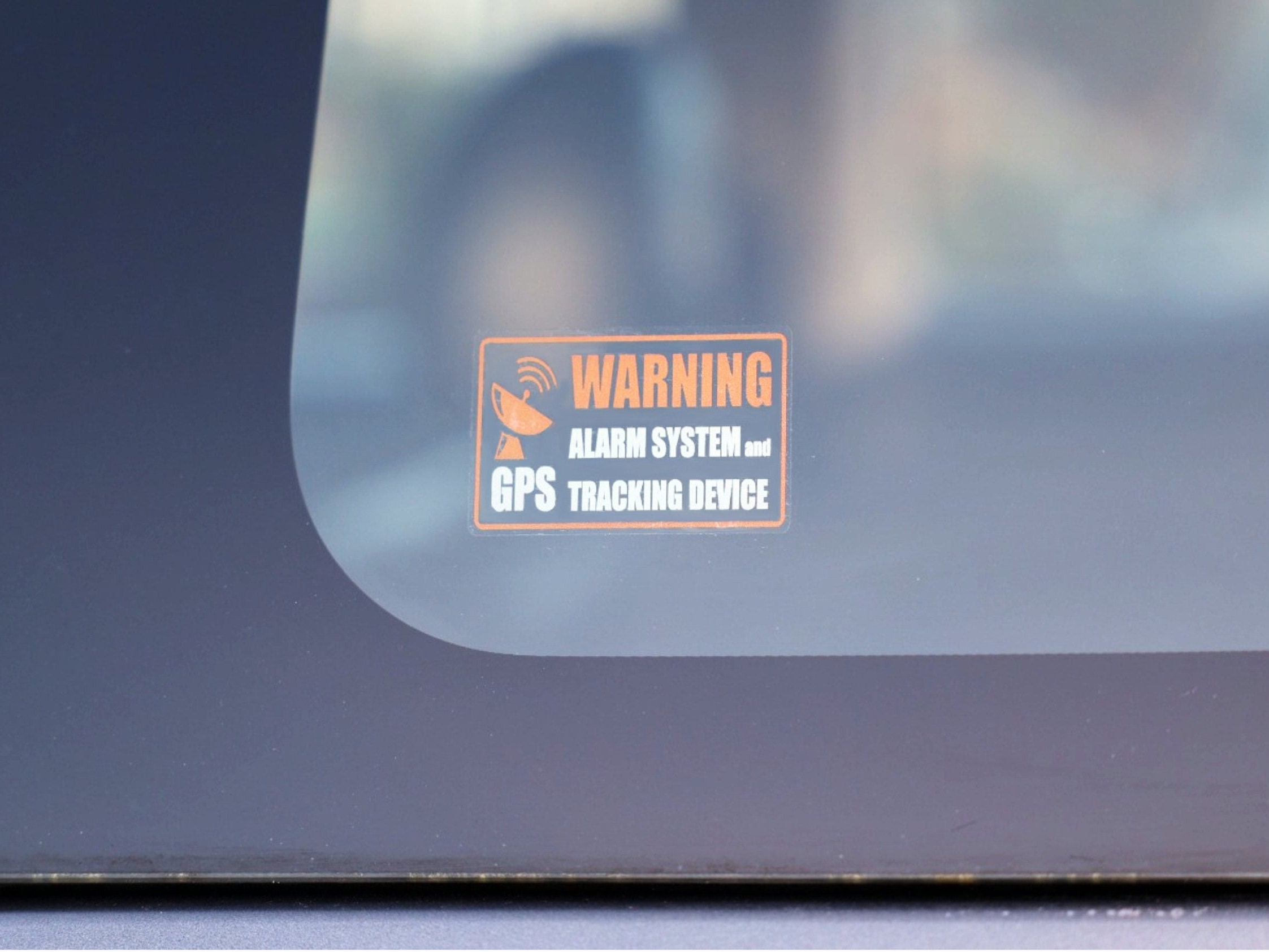 Reflective Security Film GPS Alarm System Decal Sticker – Mirrored For Inside Car Window, UV Resistant, 8x3 Cm GreenIT Security Sticker - Foto 8