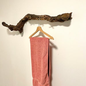 Wall coat rack made from a vine. Coat rack. Rustic jacket rack. Rustic coat rack. Coat rack made from a vine. Wall coat rack image 6
