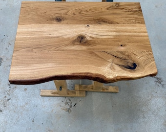 Pannello in legno massello oliato / Legno di quercia oliato / Varie dimensioni fino a 120 cm / Fatto a mano / Pannello in legno chiaro / Pannello in legno oliato / Pannello in legno naturale