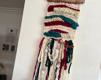 Modern geweven wandkleed | Wanddecoratie | Weefgetouw | Geweven vezelkunst | Vakantie weven