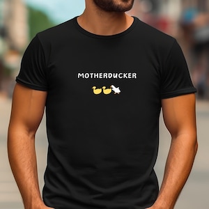 Funny duck shirt Motherducker shirt Funny animal shirt Funny goose shirt Gift for duck lover Humorous animal shirt Duck not with knife