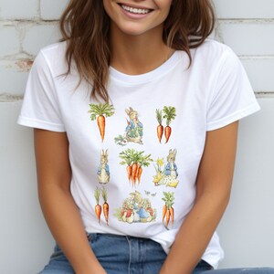 Peter rabbit carrot shirt | R abbit shirt | Rabbit lying tee | Beatrix Potter gift | Beatrixpotter | Beatrix Pott | Gift for gardener