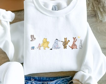 Klassieke Winnie de Poeh-trui Winnie big eeyore poohbear sweater Vintage Winnie Pooh Honey trui cadeau voor boekenliefhebber vintage pooh