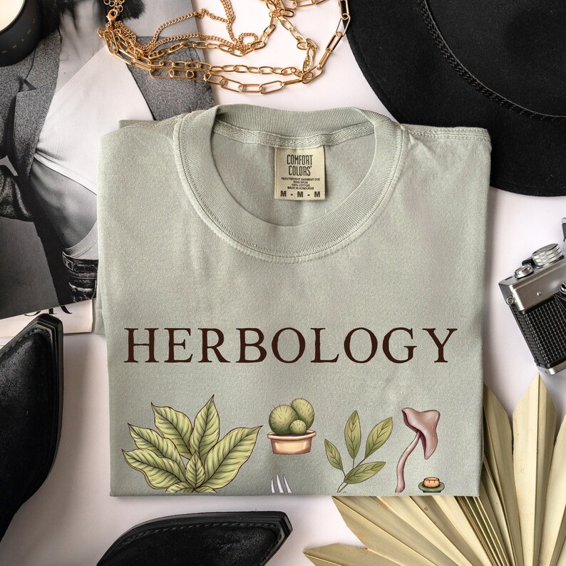 Herbology magical herbology gift comfort colours shirt bay