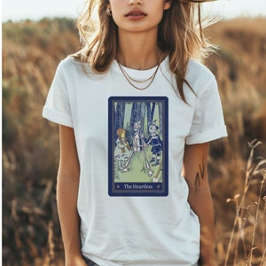Wizard of oz tarot shirt | Comfort colors tarot shirt | Vintage Wizard of Oz shirt | Shirt for classic book character lover | Gift for book