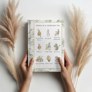 Peter rabbit hardcover journal Beatrix Potter Peter Rabbit notebook Classic Peter Rabbit motivational journal Bookish gift for grandma mom