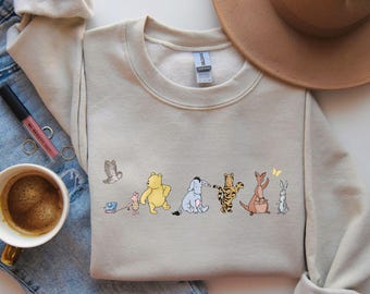 Vintage Winnie-de-Pooh-trui Winnie Knorretje Iejoor Poeh-sweater Klassieke Winnie Pooh Honey-trui Cadeau voor boekenliefhebber vintage Poeh