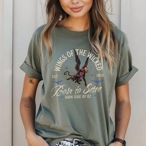 Flying Monkey Wizard of Oz Comfort Colors Shirt Wicked Witch Monkeys Tee Dorothy Oz t-shirt Flying monkeys gift Dark Academia Bookish gift