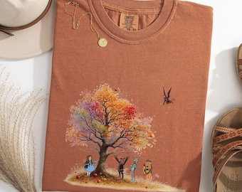 Vintage 1992 Wizard of Oz All Over Print T-shirt - Stanley