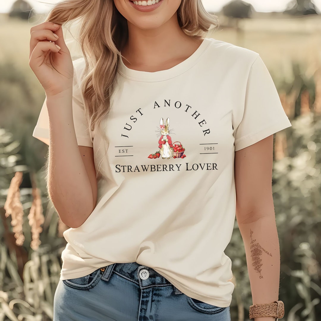 Peter Rabbit Coquette Strawberry Shirt, Beatrix Potter Cottagecore ...