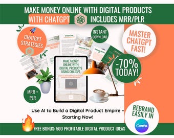 ChatGPT eBook Guide: Make Money Online with Digital Products, DFY Digital Products