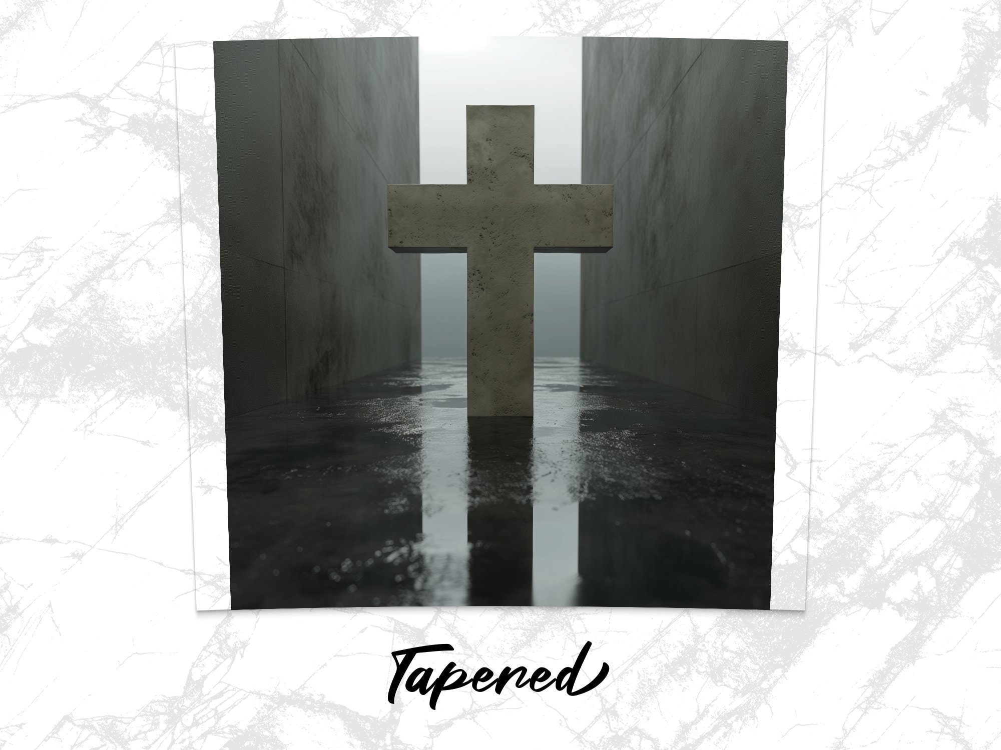 The Empty Cross Ver3 20 Oz Skinny Tumbler Sublimation Design, Straight ...