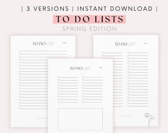 To Do List Spring Edition