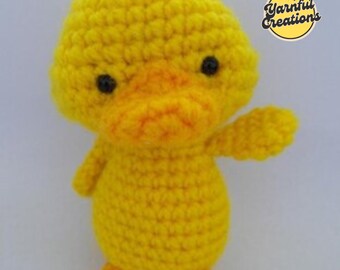 Sunny Duckling: Crochet Pattern for Your Bright Yellow Companion