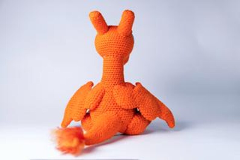 Charizard Pattern Charizard-pattern-amigurumi Crochet-pdf- - Etsy