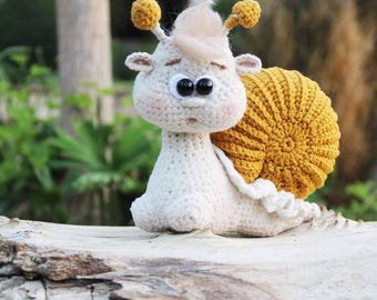 Wzór szydełkowy Ślimak-Zestaw Amigurumi-PDF