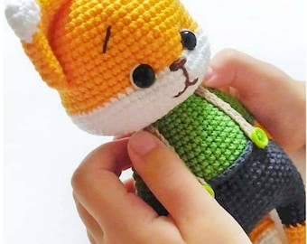 Wzór na szydełkowanie-słodki-lis-PDF-Amigurumi