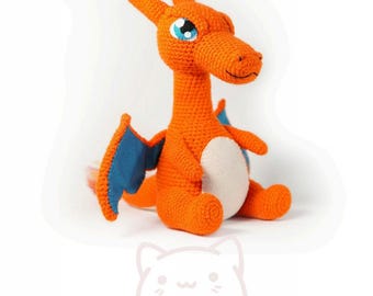 Wzór Charizard-Amigurumi na szydełku-PDF-