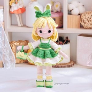 Lily Doll-Amigurumi set-PDF-Crochet pattern