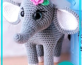 Wzór na szydełkowego słonia w formacie PDF-Amigurumi