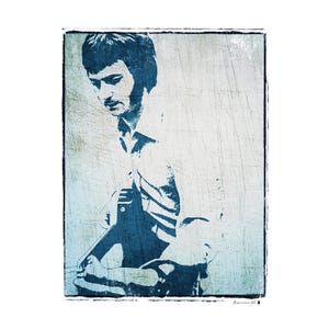 Bluesbreaker - Eric Clapton A3 Print - Deepriverman Arts