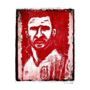 Eric The Red - Eric Cantona - Deepriverman Arts - A3 print