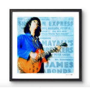 Deep Shiver Man - Peter Green - Deepriverman Arts - 12" x 12 Print