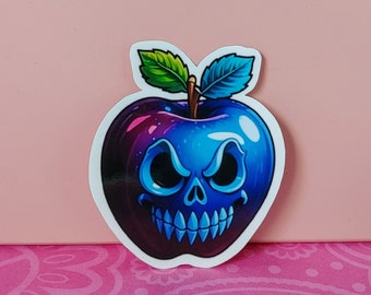 Sticker autocollant Galaxy Poison Apple vinyle pour bouteille d'eau pour ordinateur portable Art mural décoration Sticker stationnaire Stickers déco Art à collectionner