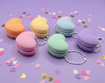 Heart Macaron Fidget Clicker - 3D Printed Sensory Toy