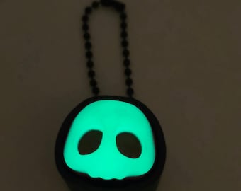 Halloween & Monster Eye Clicker Fidget Keychains | 3D Printed | Glow-in-the-Dark Skull Option