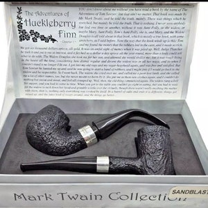 RARE PETERSON UNSMOKED Mark Twain Pipe Set