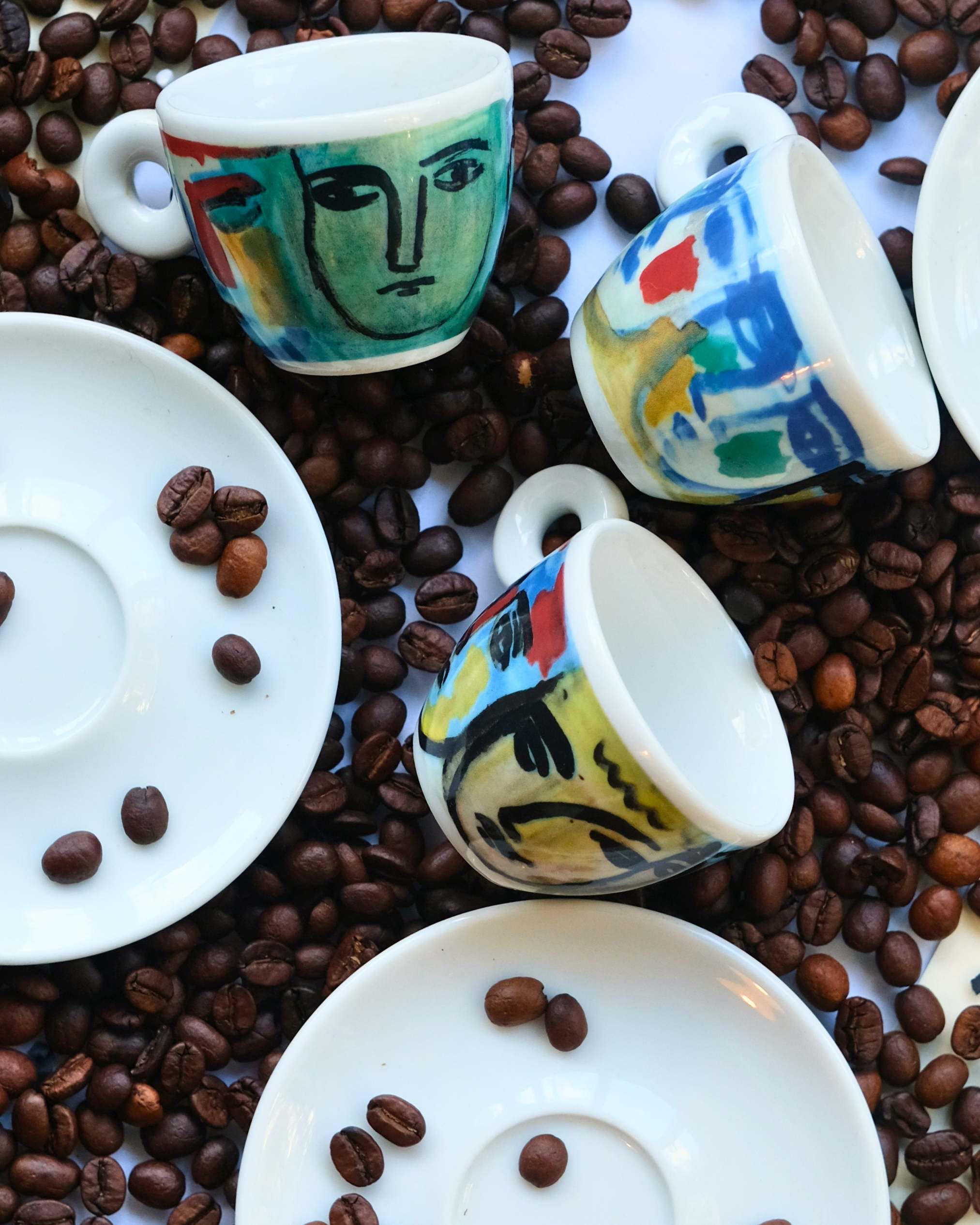Illy Art Collection Espresso Cups 1994 – Italian Porcelain