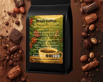 Fazenda Pinhal Brasilien Kaffee | Frisch geröstete Arabica-Bohnen, Schokoladennoten (250g)