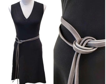 Skinny Wrap Belt for Dress | Vegan Leather Belt | Thin Belt Leather | Tie Belt Women | Leather Wrap Belt For Women | Obi Sash belt