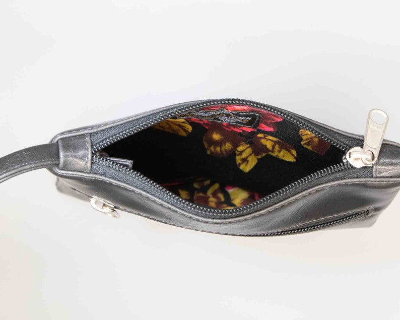 Small Grey Crossbody Bag Made With Vegan Leather Etsy