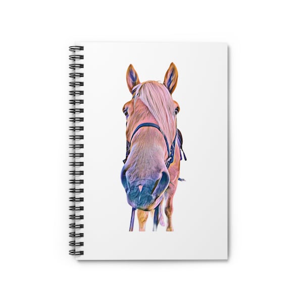 Haflinger Horse Nosey Notebook