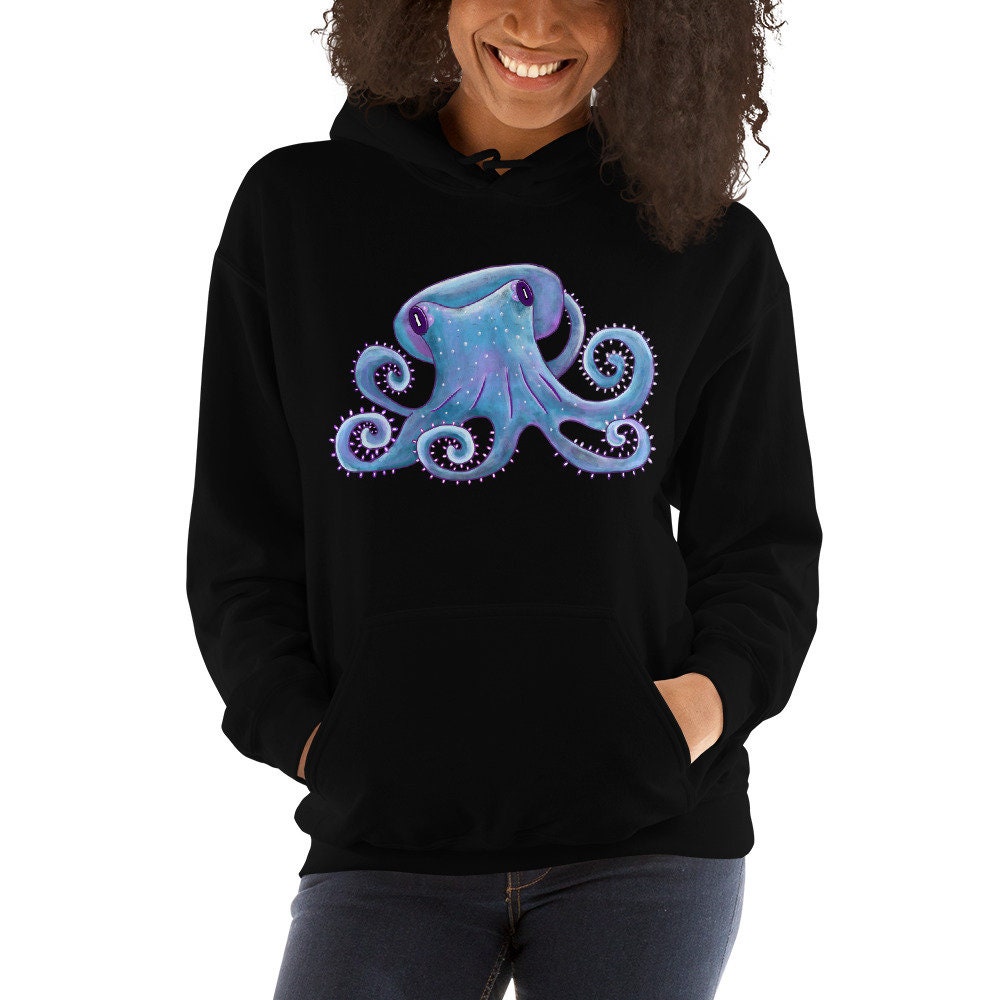 Octopus Sweatshirt Unisex Hoodie Women's Sweatshirt | Etsy