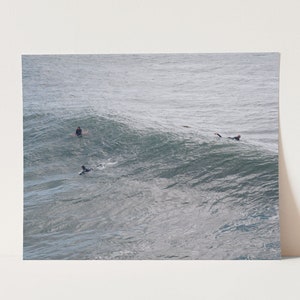 Waiting, Santa Cruz surfing photography print, California wall art