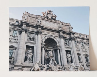 Trevi Fountain, Rome photography print, Italy wall art
