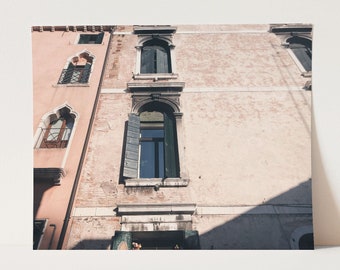 Venice architecture photography print, Italy wall art