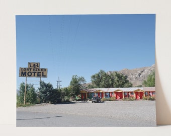 Lost River Motel photography print, Idaho wall art